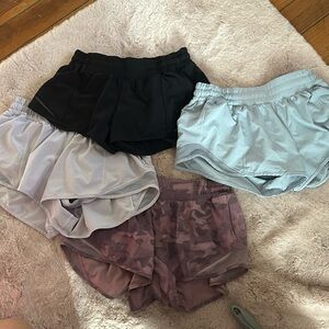 Hotty hot lulu shorts for sale. 2.5” low rise